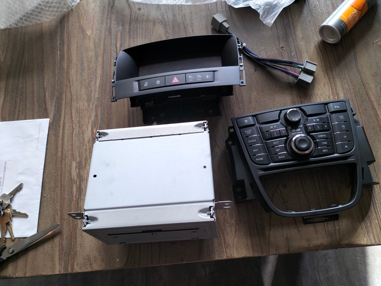 Navigatiesysteem Opel Astra J CD500 - Compleet, Ophalen