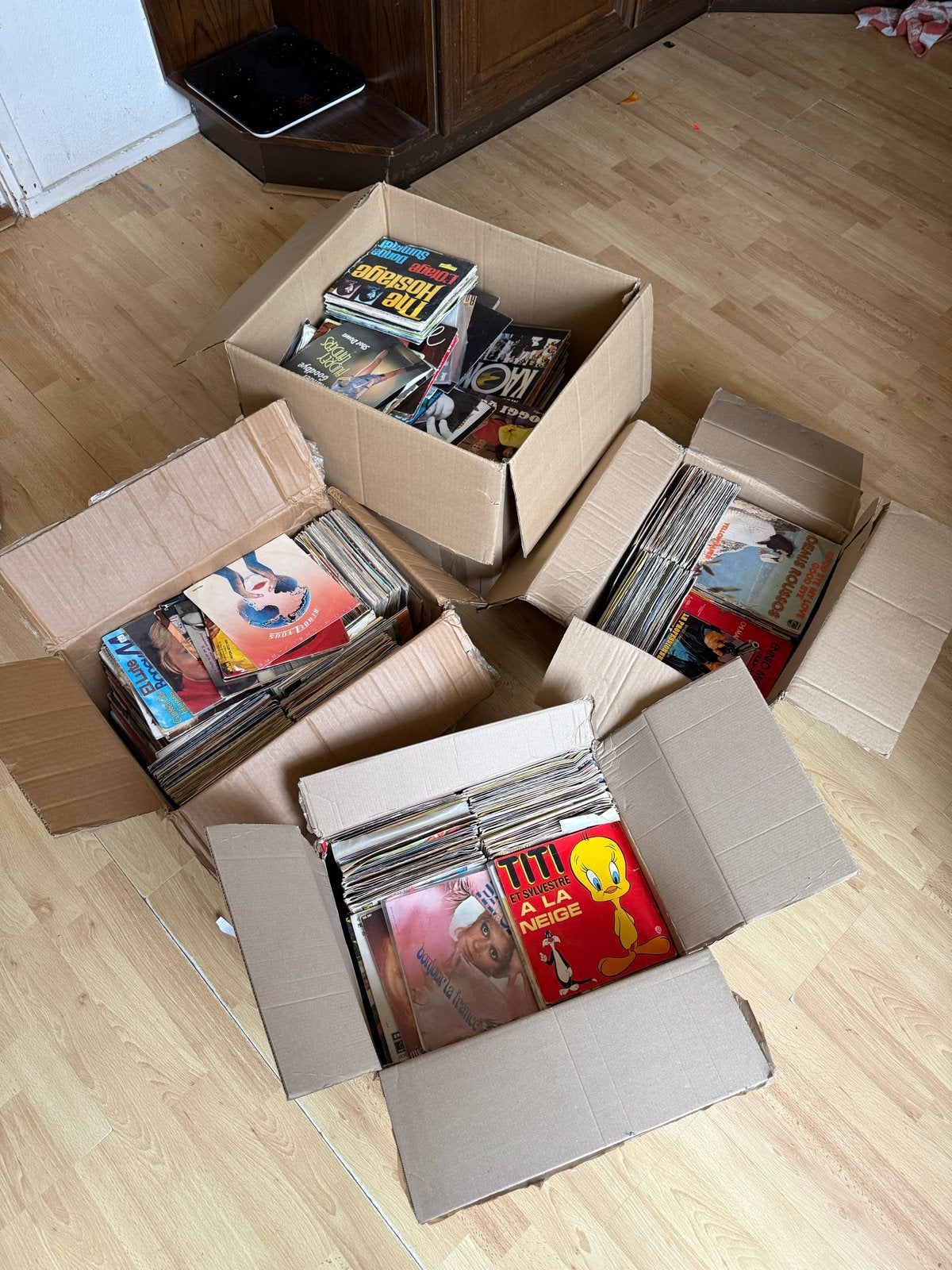 Grote collectie van ongeveer 1000 7 inch vinyl platen, Ophalen of Verzenden, Gebruikt, 7 inch, Overige genres