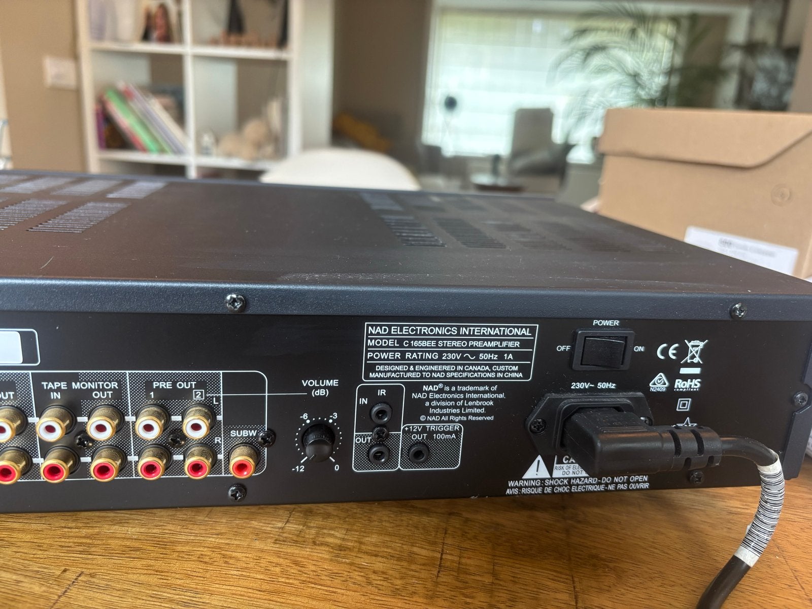 NAD C165BEE Voorversterker Nieuwstaat | Incl. Afstandsbedien, Ophalen of Verzenden, Zo goed als nieuw, Stereo, Overige merken