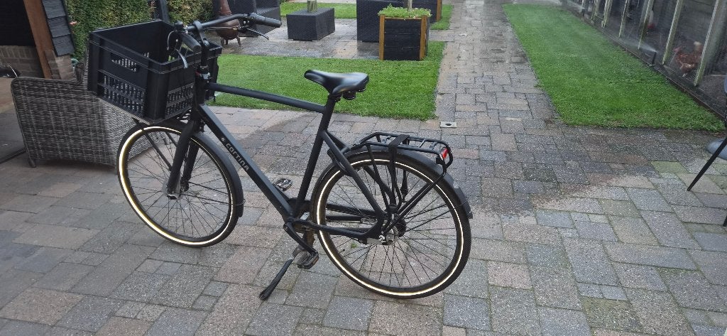 Cortina common H65 zwart mat ND7, Fietsen en Brommers, Gebruikt, Versnellingen, 57 tot 61 cm, Trommelrem