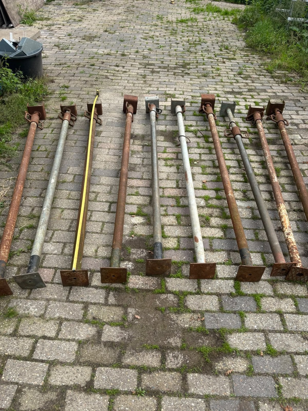 10 Bouwstempels/schroefstempels/stutten, Ophalen, Gebruikt, Overige typen, 2 tot 5 meter