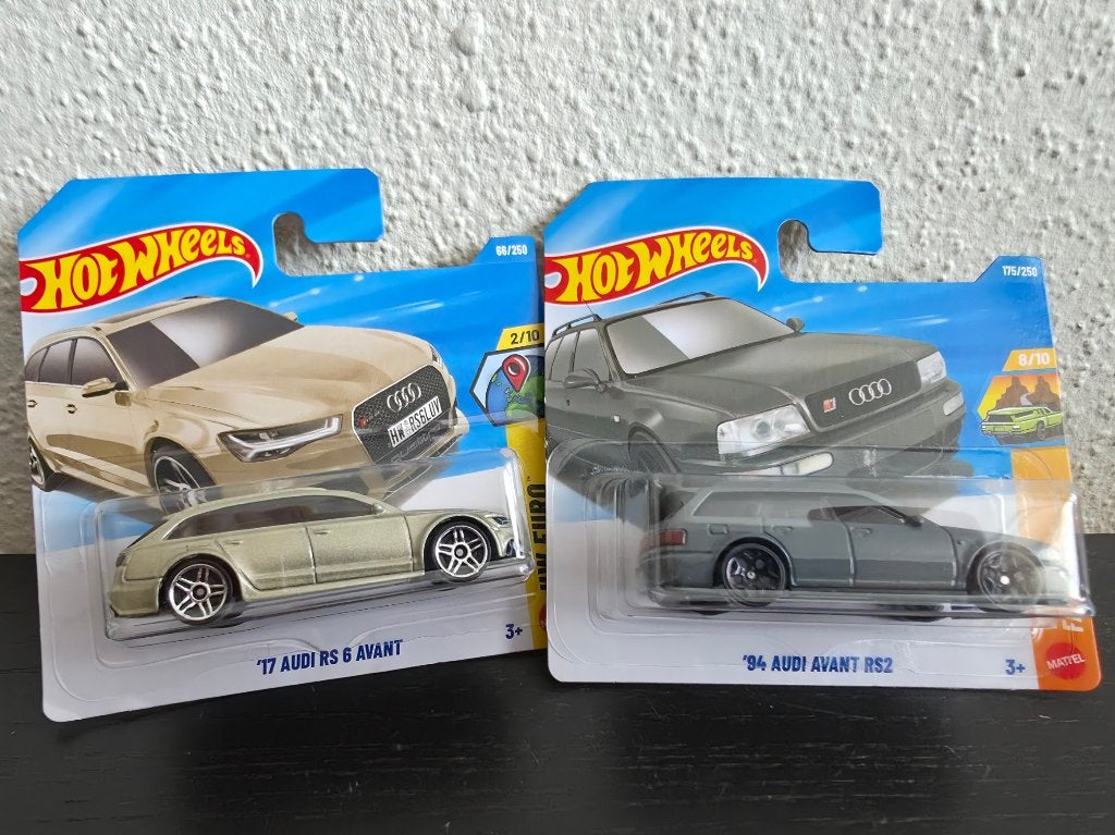 Hot Wheels Audi Avant RS 2 and RS 6 HotWheels, Overige merken, 1:50 of kleiner, Auto, Verzenden