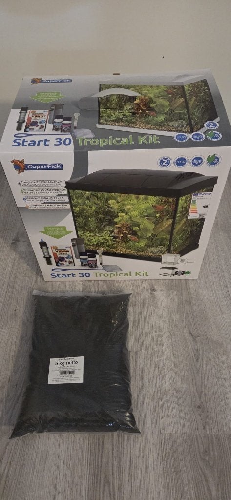 Superfish start 30 tropical kit, Dieren en Toebehoren, Vissen | Aquaria en Toebehoren, Ophalen, Verwarming, Zo goed als nieuw