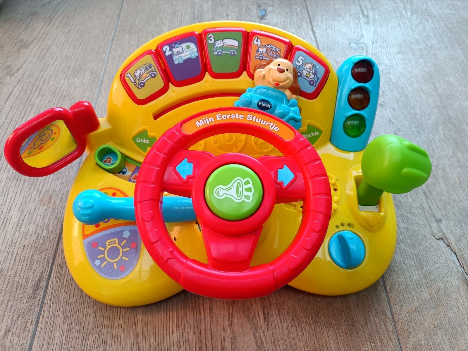 VTech Mijn Eerste Stuurtje - Interactief Speelgoed, Ophalen of Verzenden, Zo goed als nieuw, 6 maanden tot 2 jaar