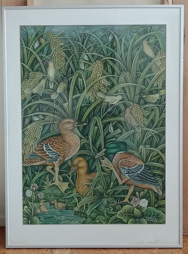 Schilderij Balinees, Ophalen, Schilderij, Geschilderd