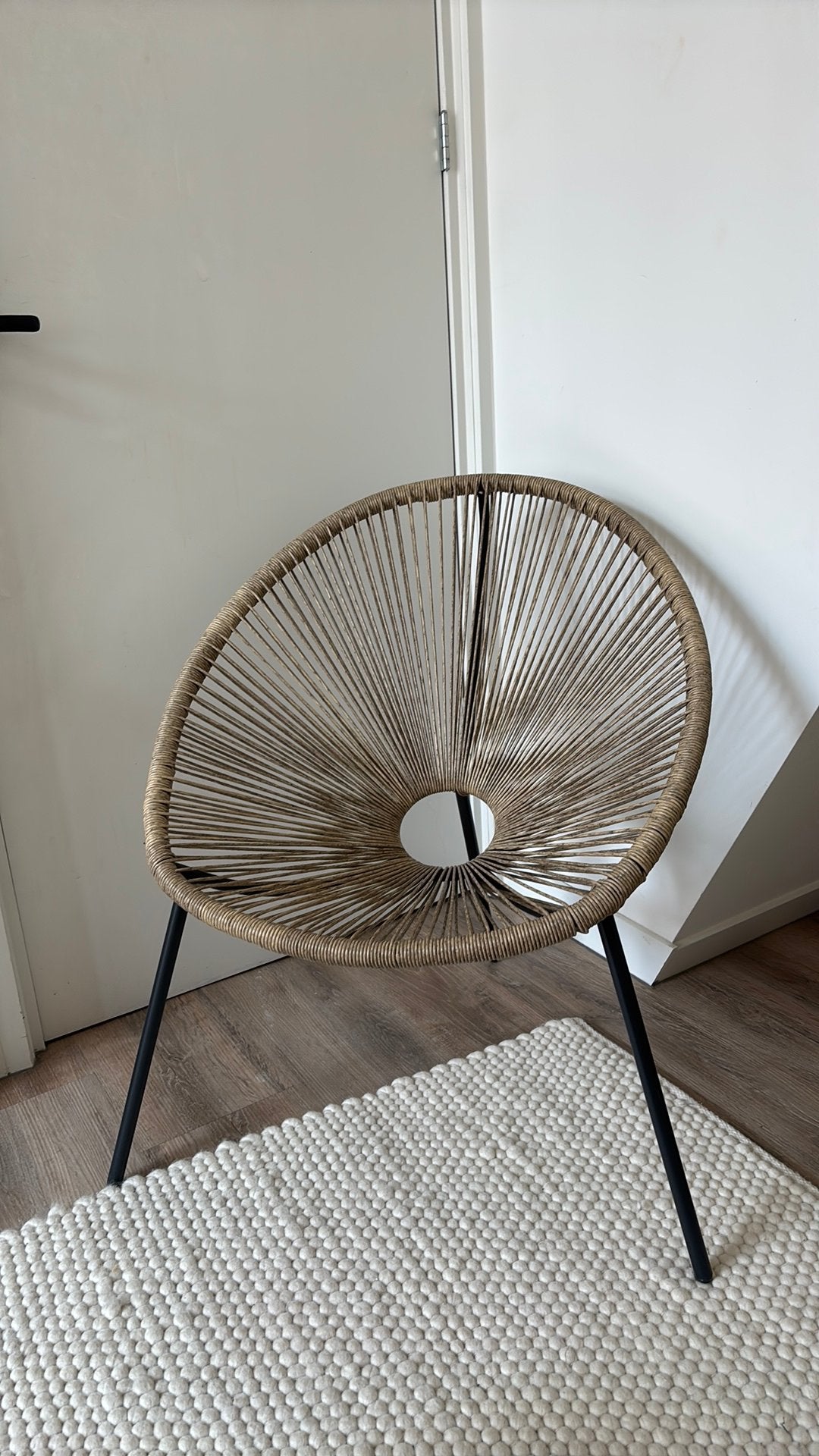Leuke buitenstoel te koop!, Ophalen, Zo goed als nieuw, Eén
