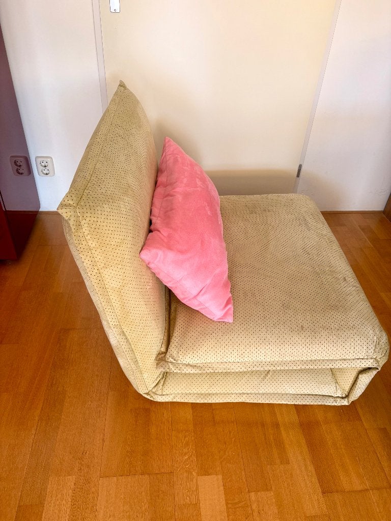Slaapbank (1-persoons), Ophalen, Gebruikt, 90 cm, Eenpersoons