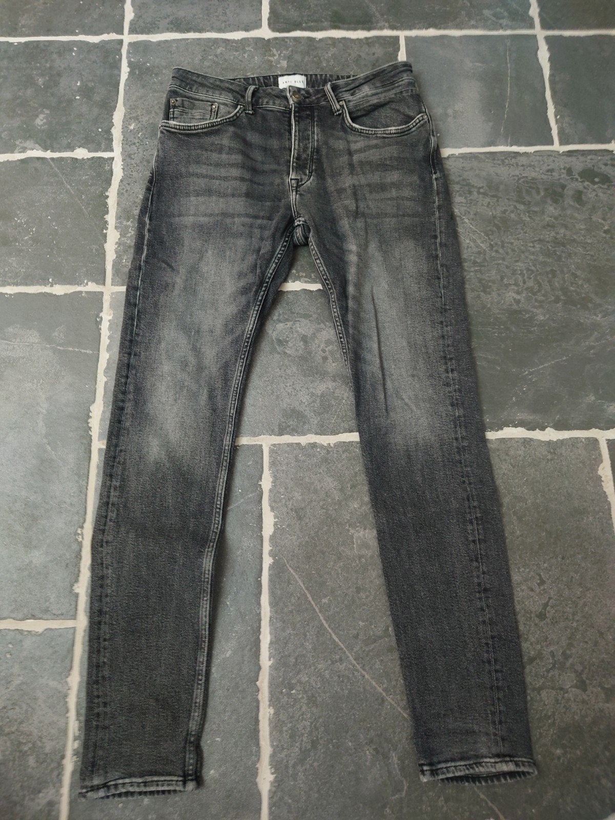 Anti Blue jeans, Slim Tapered Fit, grijs, W32 L34. Rob3234, W32 (confectie 46) of kleiner, Ophalen of Verzenden, Zo goed als nieuw