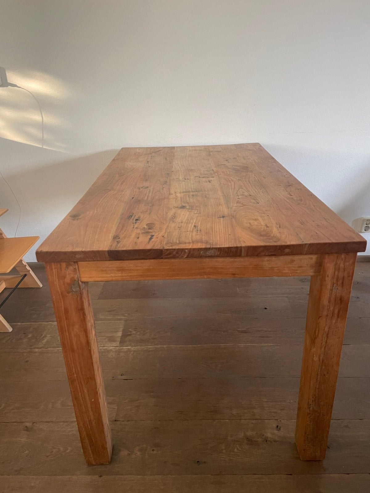 Houten eettafel voor 6 personen, 100 tot 150 cm, Teakhout, Zo goed als nieuw, Vijf personen of meer