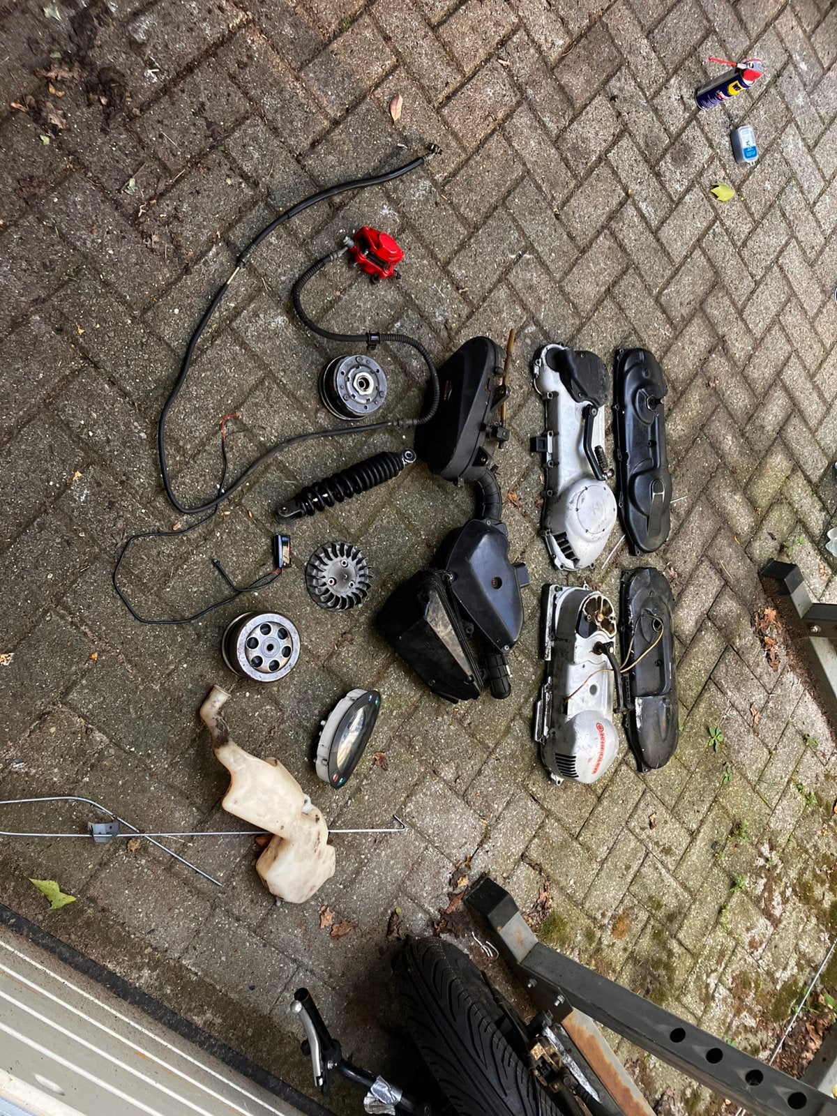 Diverse onderdelen tekoop gy6/yamaha, Ophalen, Zo goed als nieuw, Blok