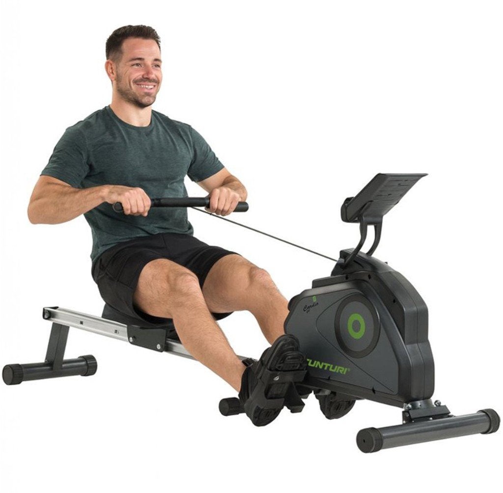 Tunturi Cardio Fit R30 Roeitrainer - Inklapbaar, Ophalen, Zo goed als nieuw, Rug, Metaal