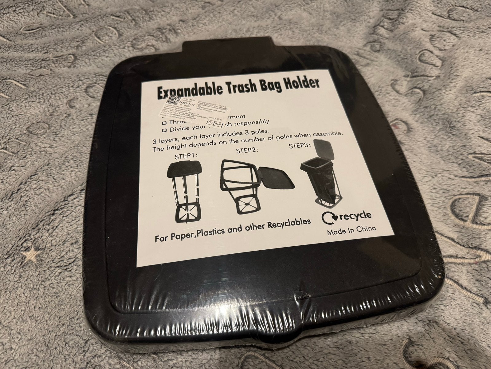 Uitschuifbare afvalzakhouder voor recycling, Kunststof, Nieuw, Ophalen of Verzenden, Minder dan 10 liter