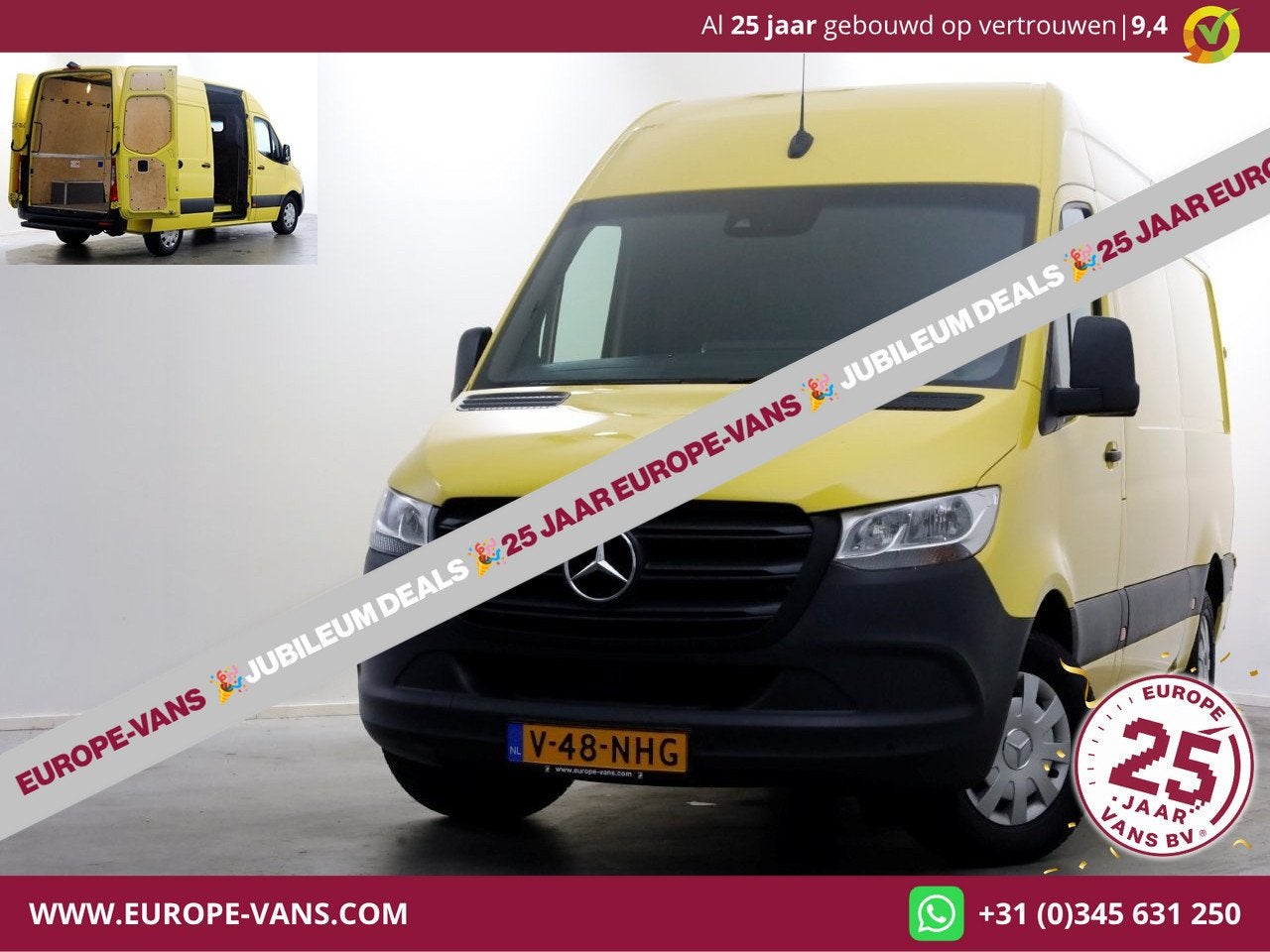Mercedes-Benz Sprinter 319 CDI 3.0 V6 190pk 7G Automaat L2H2, Automaat, Achterwielaandrijving, Gebruikt, 190 pk