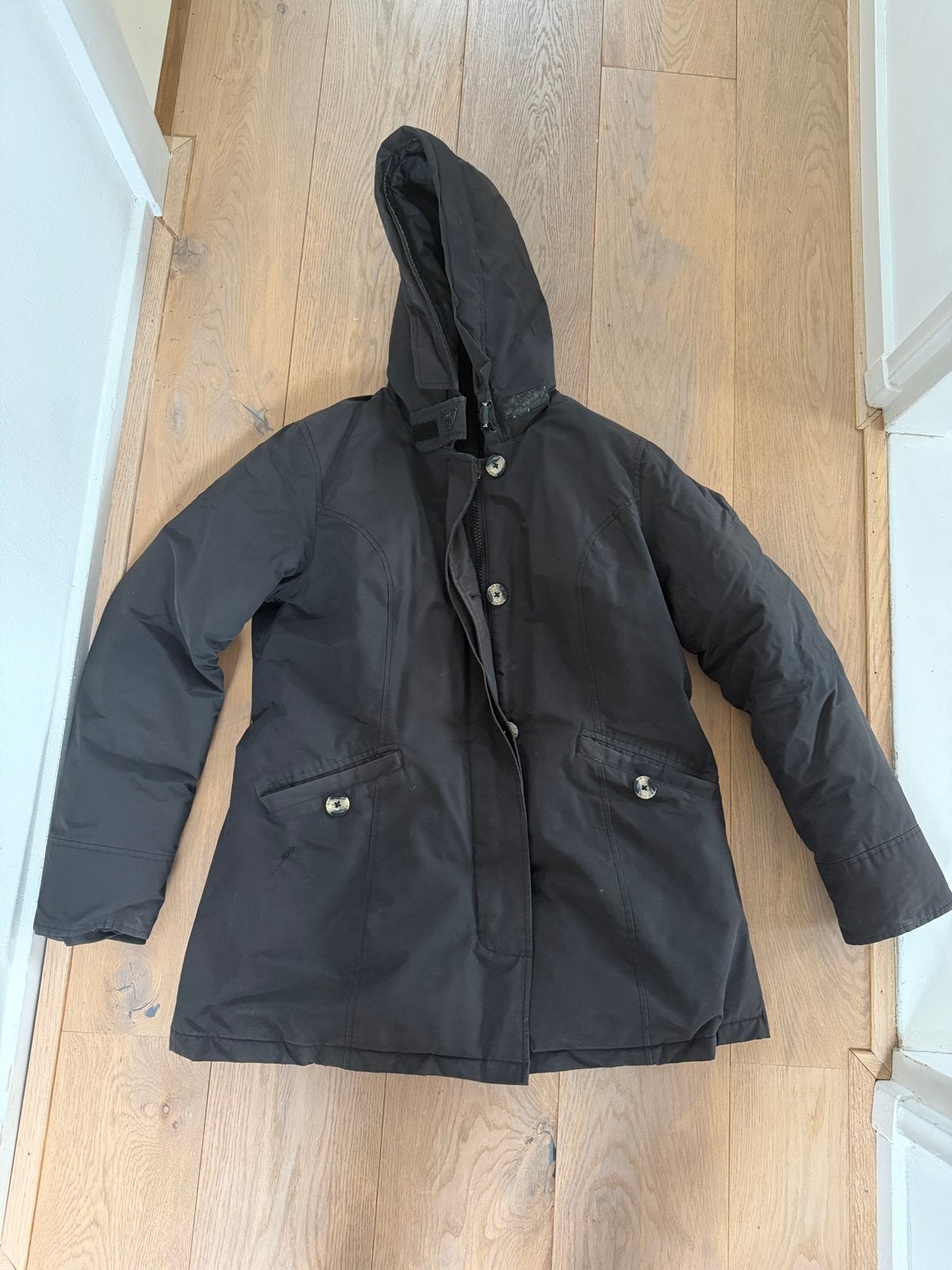 Mooie Air Force jas voor de winter - XL, Ophalen of Verzenden, Gedragen, Maat 46/48 (XL) of groter, Zwart