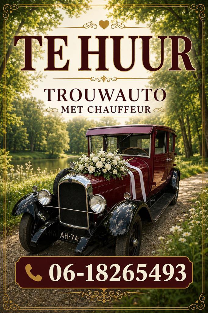 Trouwauto huren met chauffeur