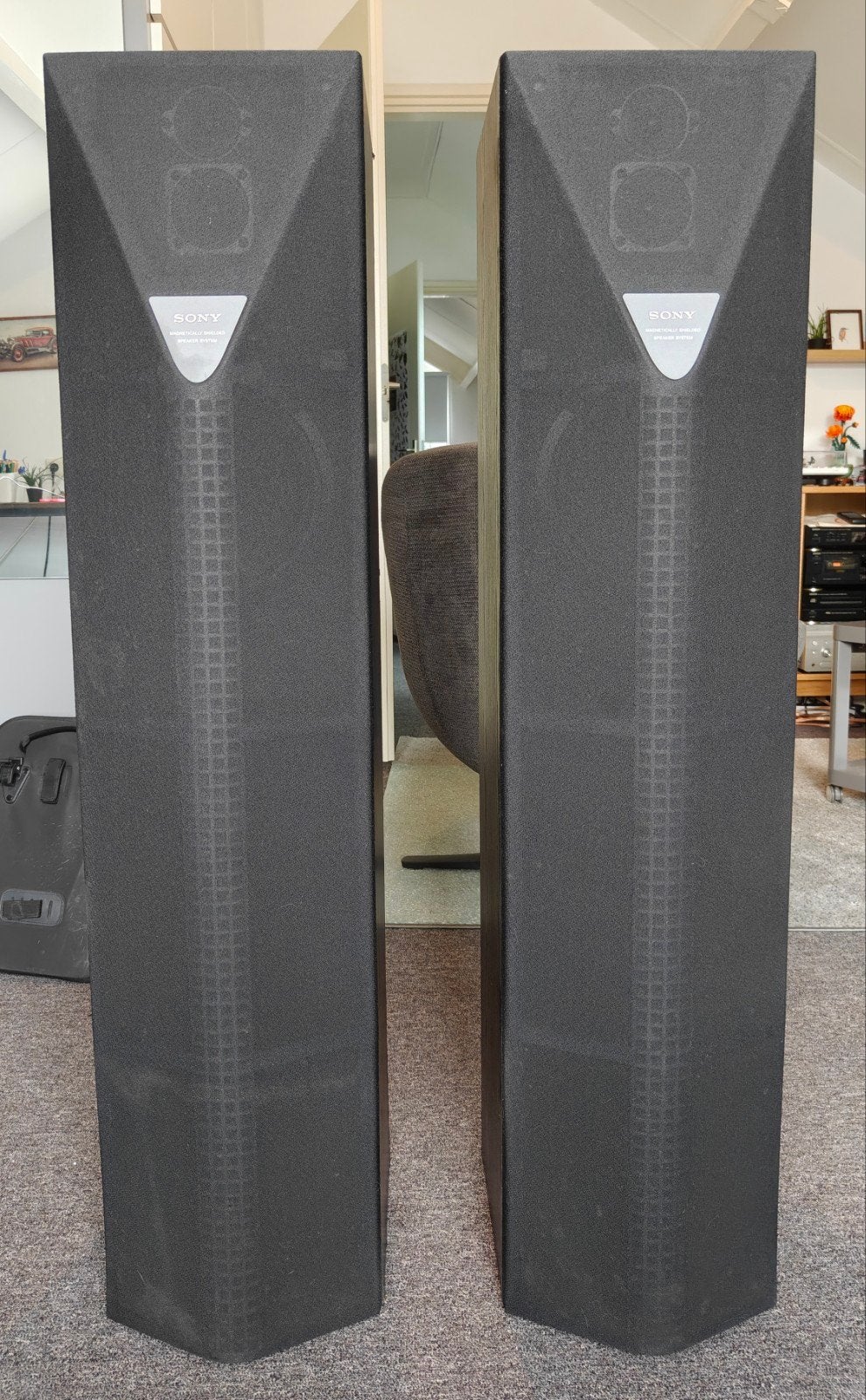 SONY luidsprekers, model SS-E681V, Gebruikt, Speakerset, Ophalen of Verzenden, Sony