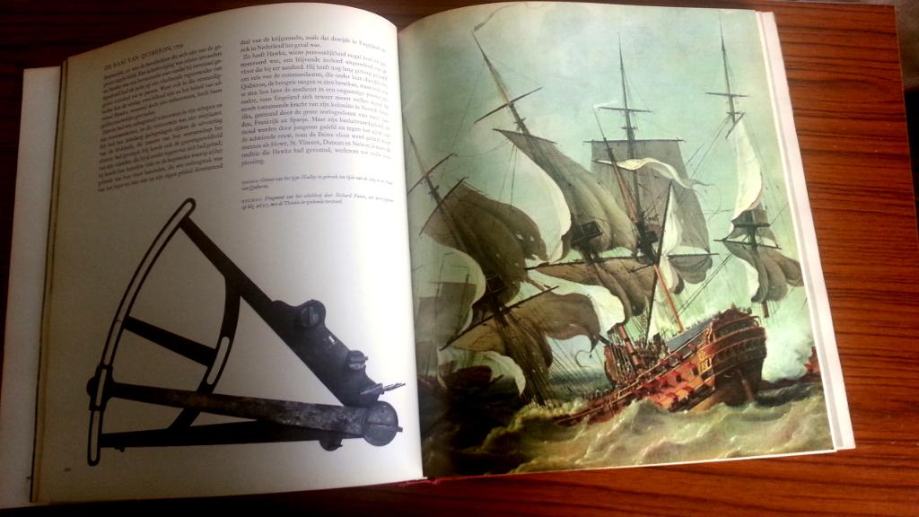 1965 De grote Zeeslagen uit de Geschiedenis -Warner, Oliver, Gelezen, Marine, Ophalen of Verzenden, Voor 1940