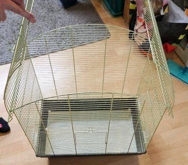 Vogelkooi, Ophalen, Gebruikt, Metaal, Vogelkooi