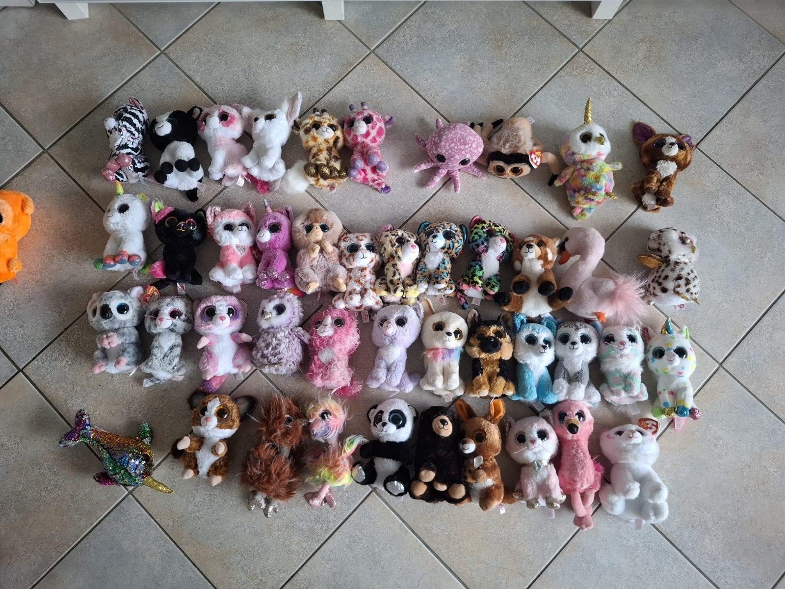 59 (!) Ty Beanie Boos knuffels, Overige karakters, Overige typen, Ophalen of Verzenden, Zo goed als nieuw