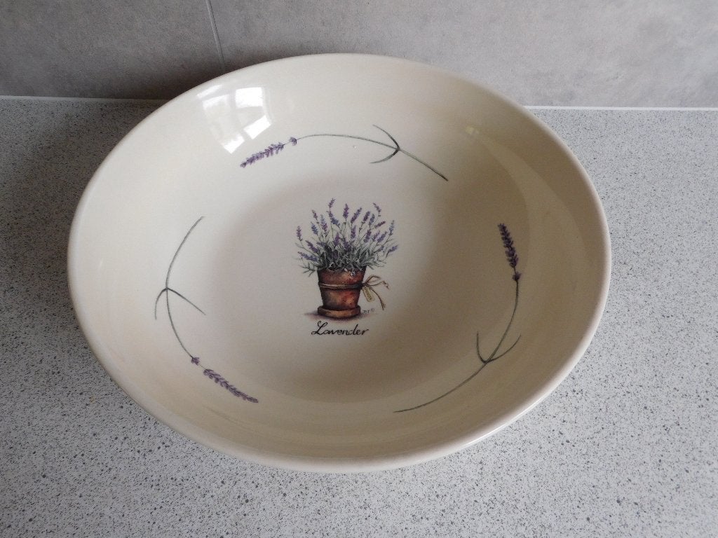 Schaal Lavendel JET by ter Steege 28x7 cm, Keramiek, Ophalen of Verzenden, Overige stijlen, Jet by Ter Steege