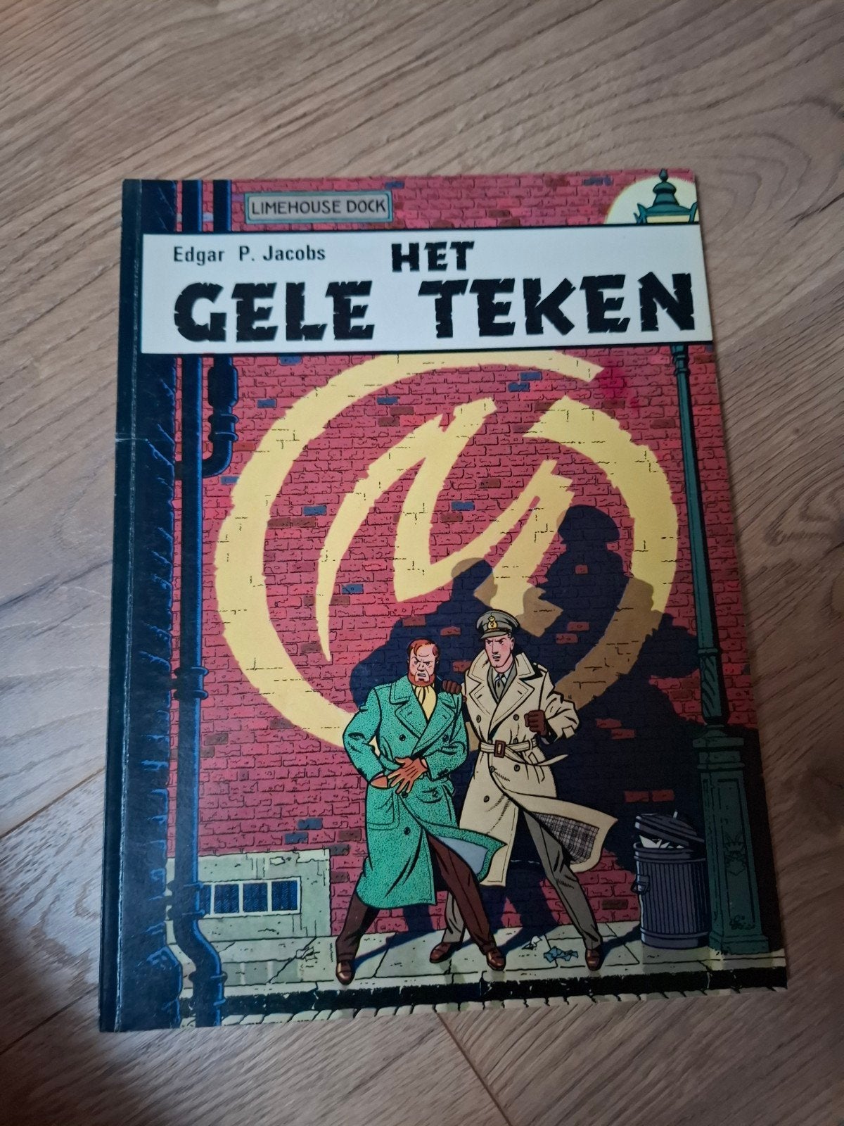 Het Gele Teken - Edgar P. Jacobs - Blake en Mortimer, Eén stripboek, Ophalen of Verzenden, Gelezen, Edgar P. Jacobs