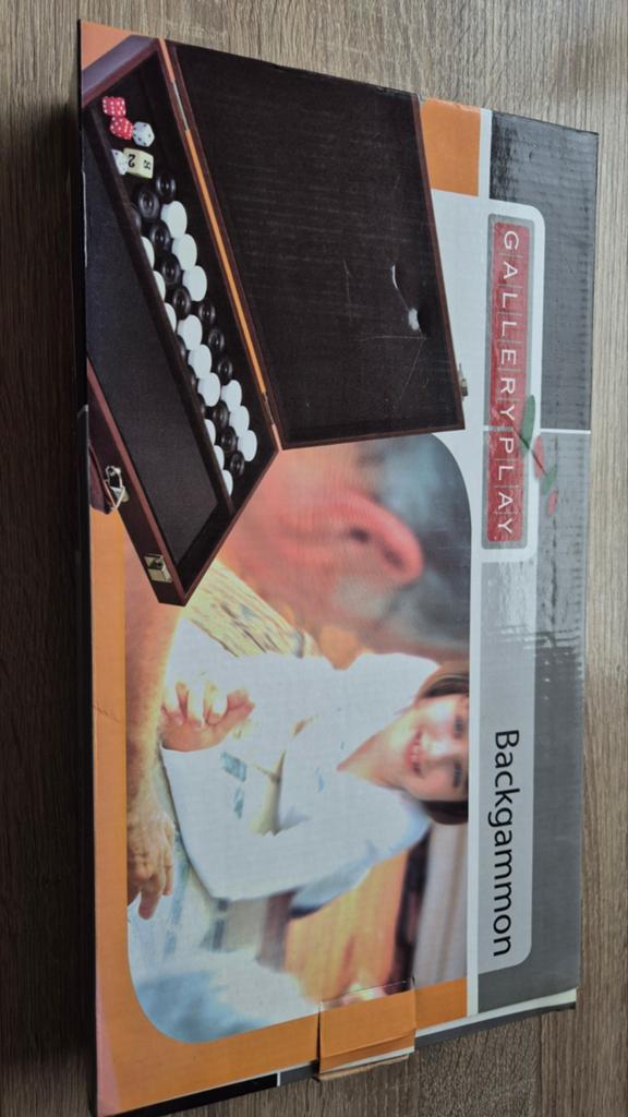 Backgammon spel - Nieuw in doos, Een of twee spelers, Ophalen, Nieuw