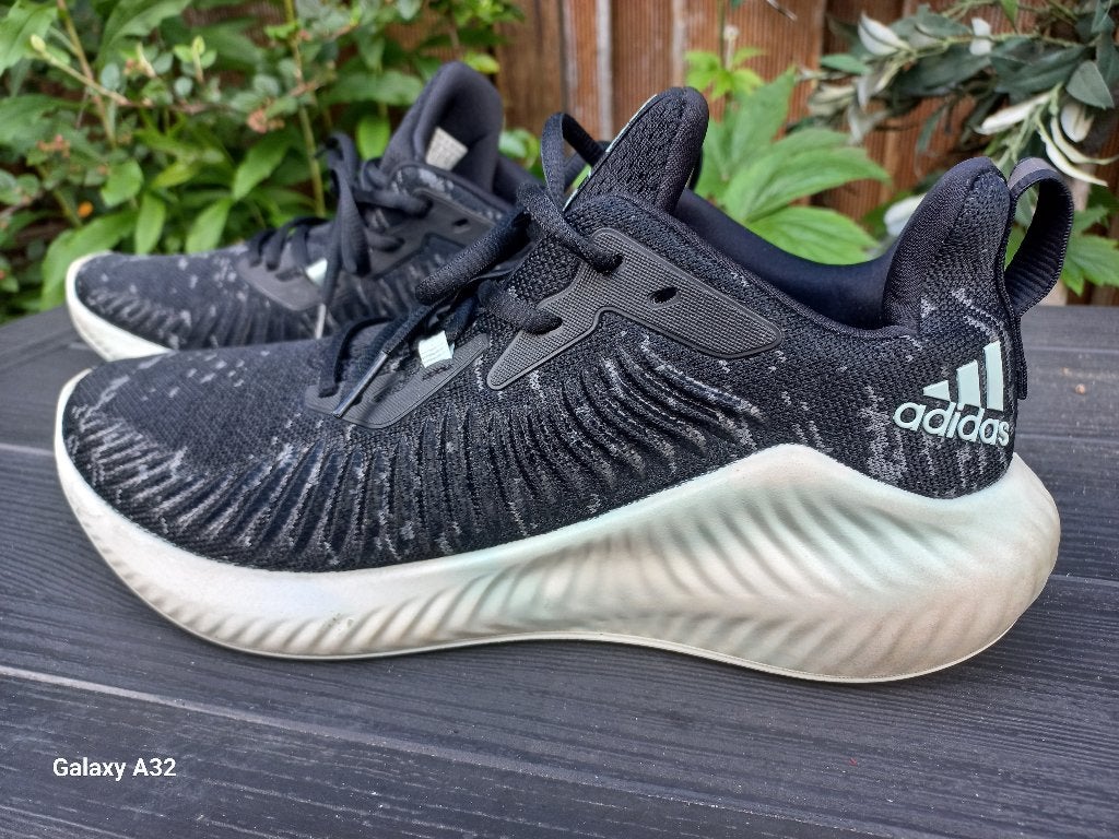 Adidas sneakers zwart/grijs - schoen maat 41,5, Zwart, Ophalen of Verzenden, Adidas, Sneakers of Gympen