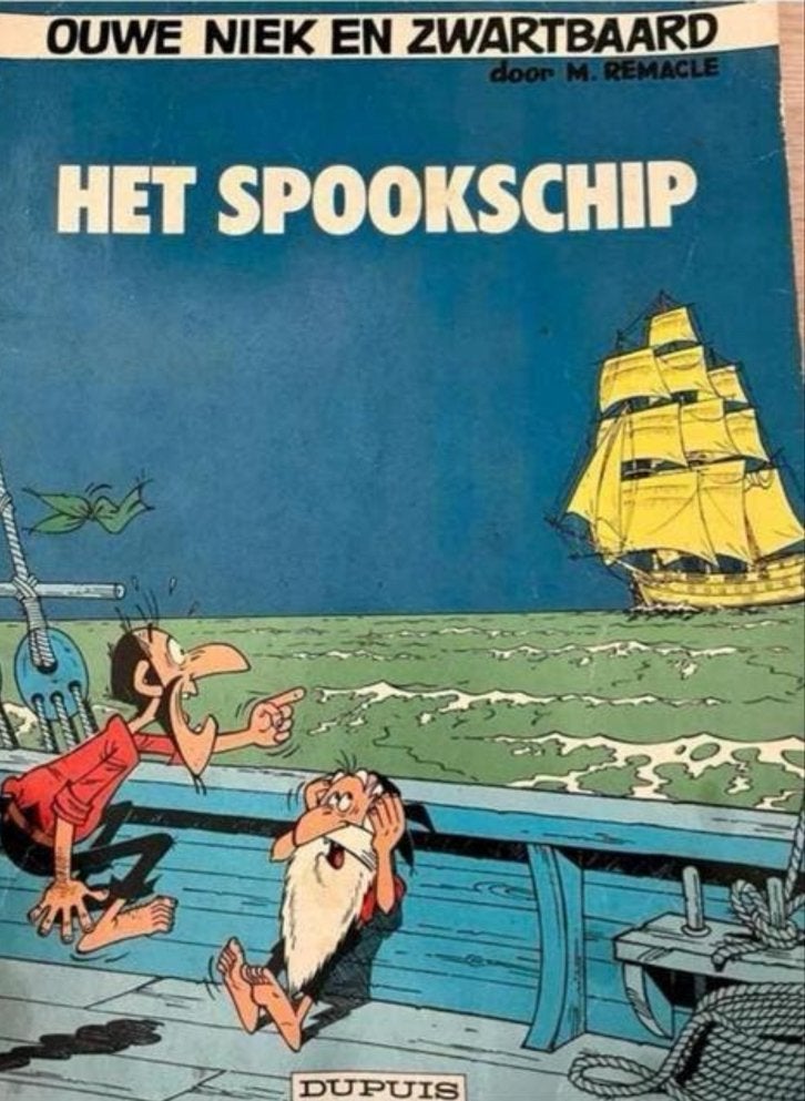 Ouwe Niek en Zwartbaard - Het Spookschip (nr. 10), Eén stripboek, Ophalen of Verzenden, Gelezen