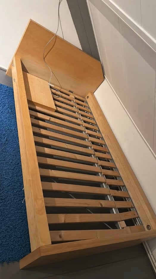 Gratis bedombouw 120x220 cm, Ophalen, Gebruikt, Twijfelaar, 120 cm
