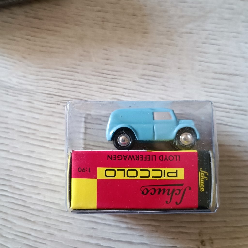Lloyd Lieferwagen blauw Schuco Piccolo, Ophalen of Verzenden, Nieuw, Auto