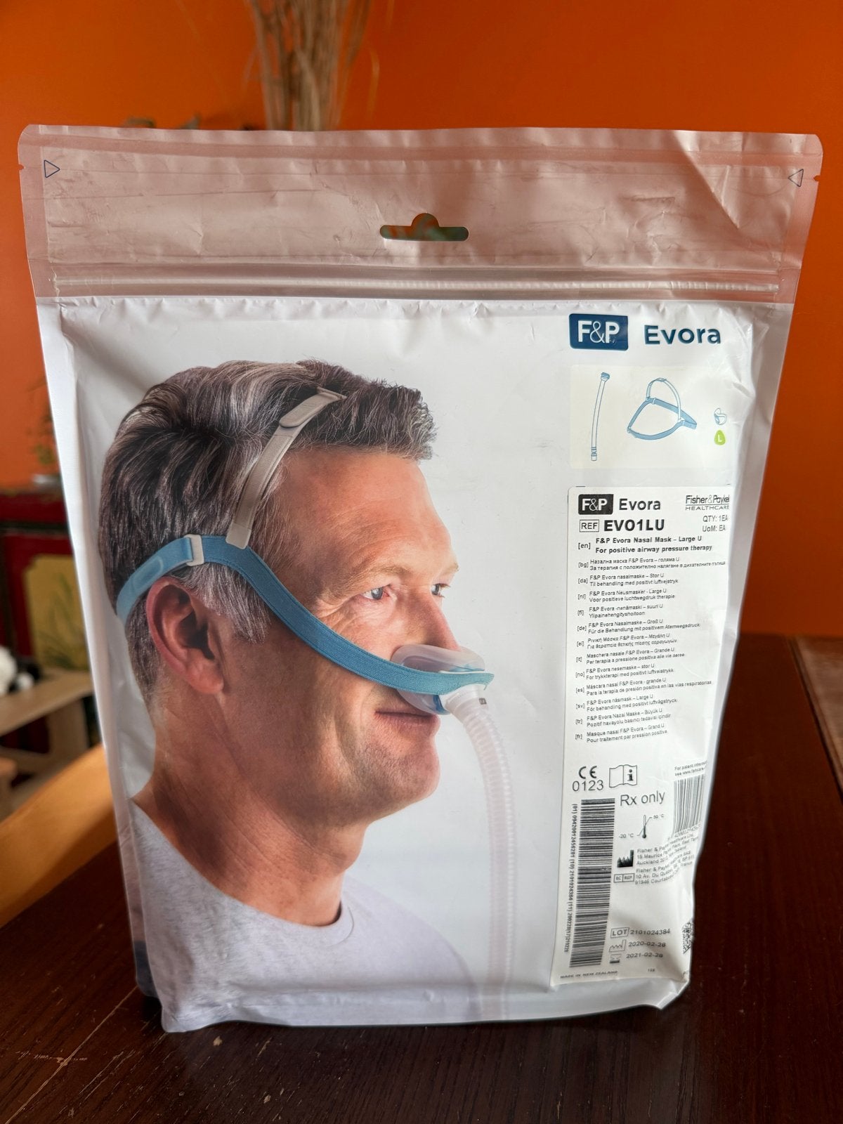 F&P Evora CPAP neusmasker maat L, Diversen, Ophalen of Verzenden, Nieuw