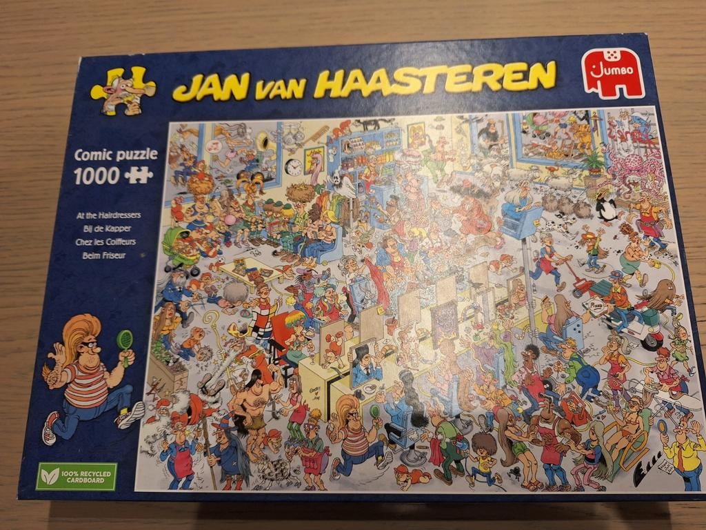 Jan van haasteren puzzel, Ophalen