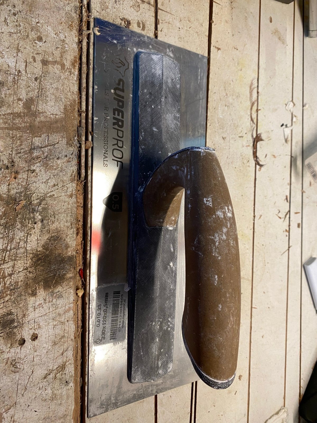 Superprof Spackmes 330x120x0,5mm, Doe-het-zelf en Verbouw, Gereedschap | Handgereedschap, Ophalen of Verzenden, Zo goed als nieuw