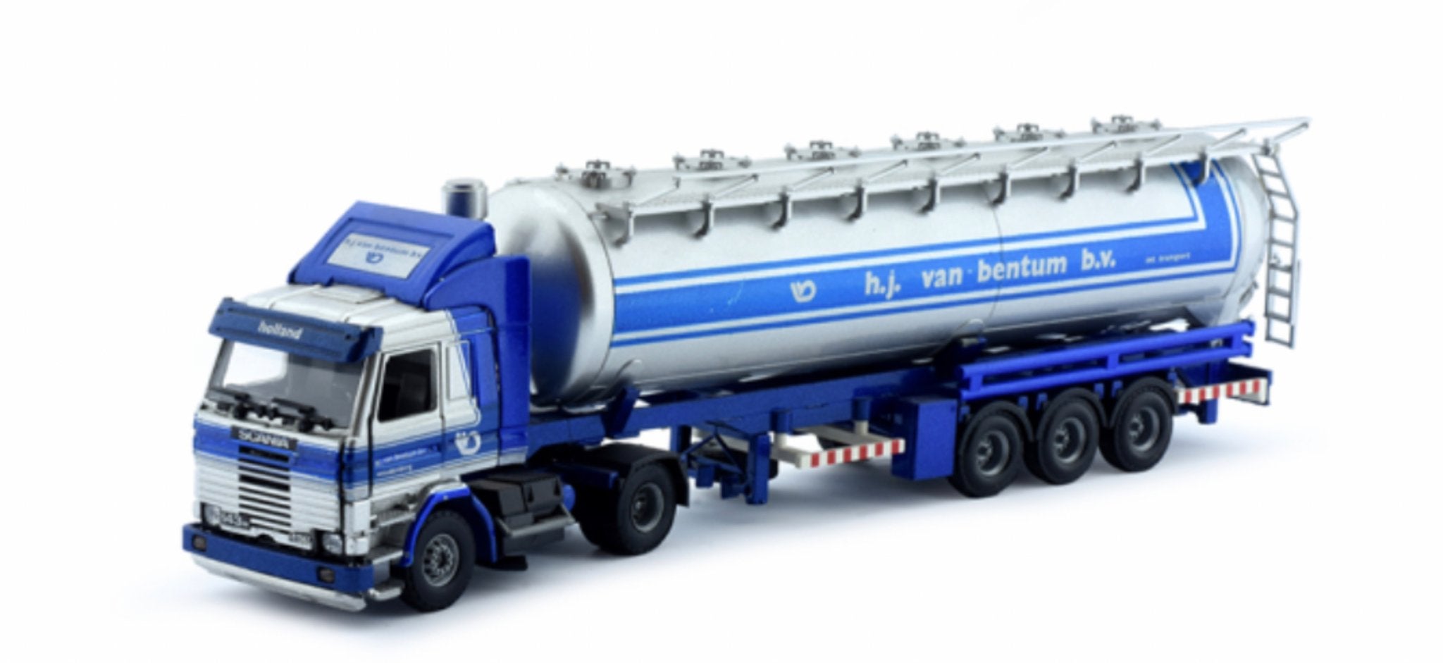 Tekno Scania 143  H.J. van Bentum B.V. Model jaar 1993, Overige merken, 1:50 of kleiner, Ophalen of Verzenden, Zo goed als nieuw