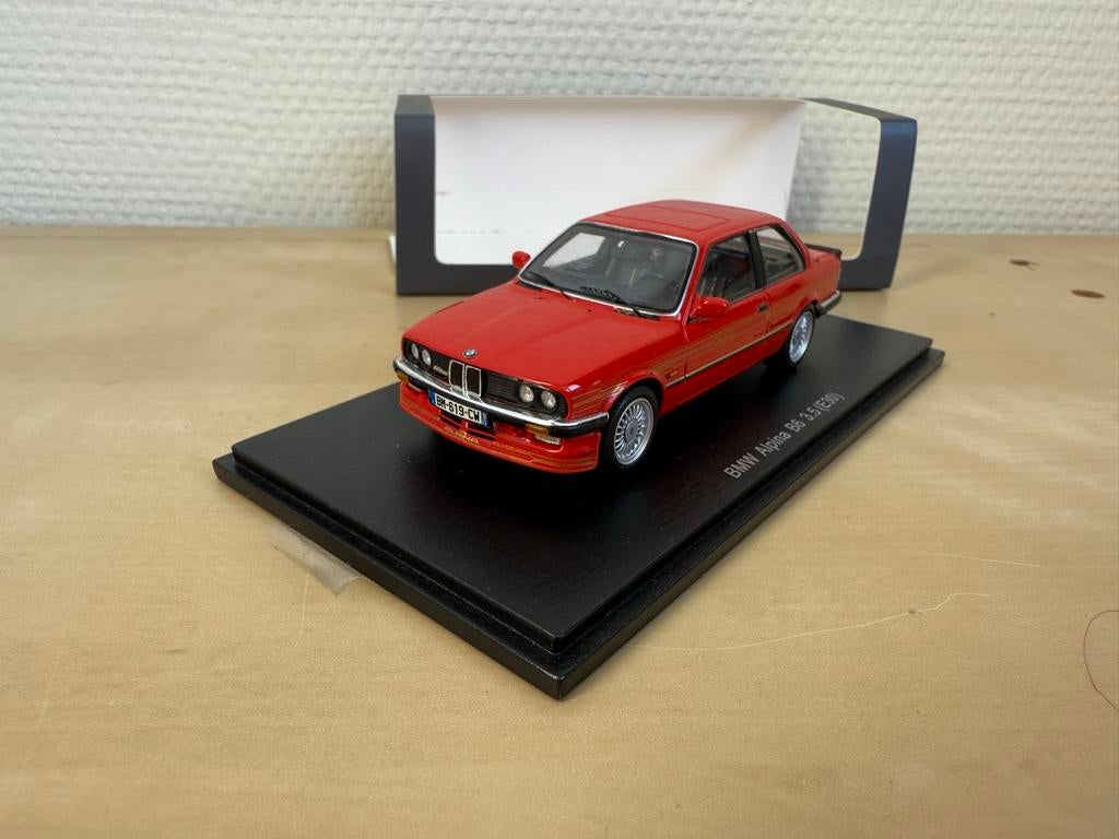 BMW M3 Alpina B6 3.5 (E30) - spark, Hobby en Vrije tijd, Modelauto's | 1:43, Ophalen of Verzenden, Gebruikt, Auto, Overige merken