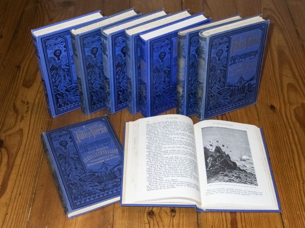 9x Jules Verne Wonderreizen, Ophalen of Verzenden, Gelezen, Jules Verne