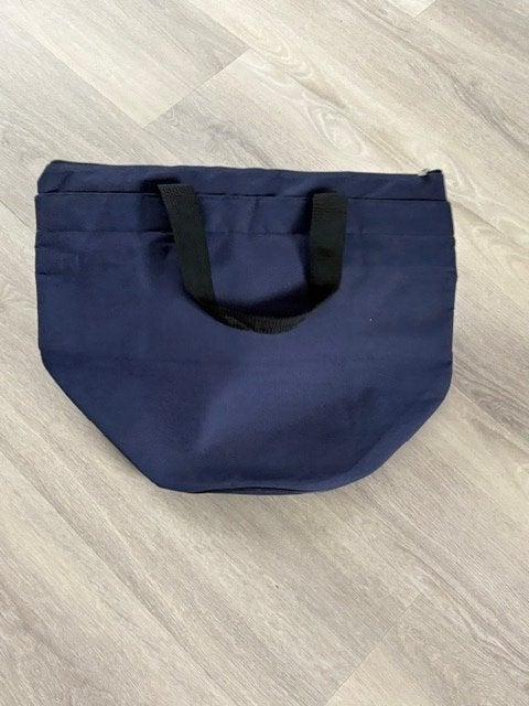 Donker Blauwe koeltas met rits, Ophalen of Verzenden, Zo goed als nieuw, Koeltas, Koelelement