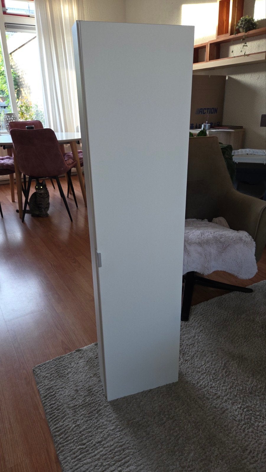 IKEA Badkamerkastje - Wit, Compact en Praktisch, Ophalen, 25 tot 50 cm, (Half)hoge kast, Minder dan 100 cm