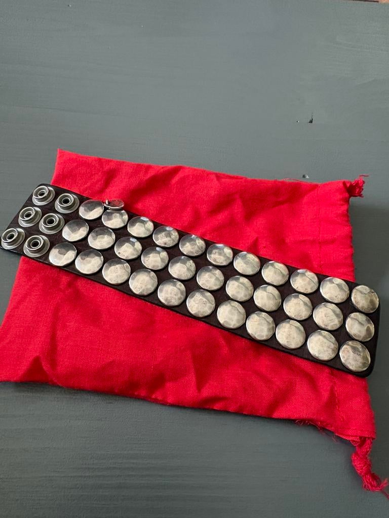 Uno de 50 limited armband leer, Sieraden, Tassen en Uiterlijk, Armbanden, Ophalen of Verzenden, Zo goed als nieuw, Bruin, Leer