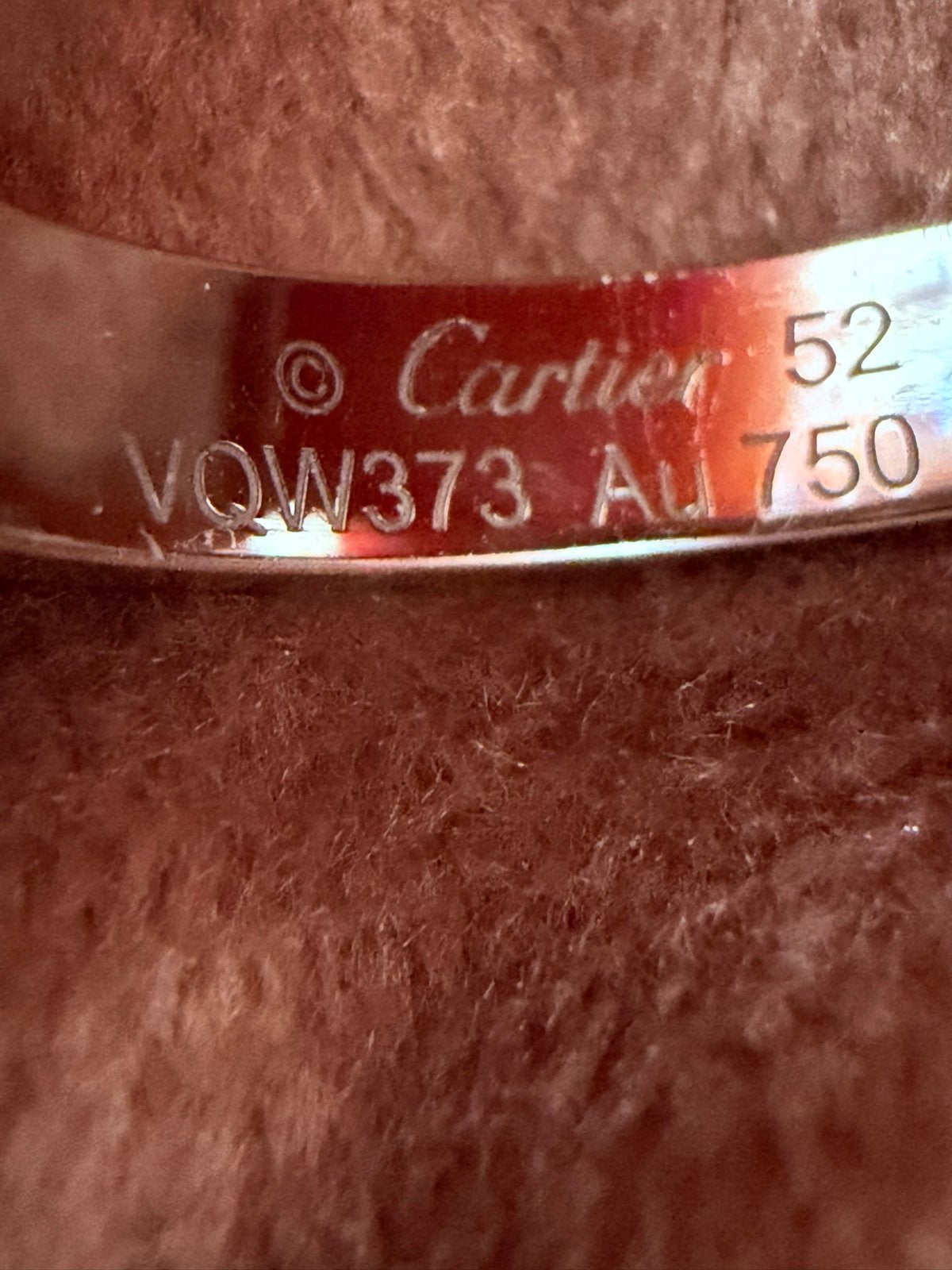 Cartier Love Ring 18K Witgoud Maat 52 met Certificaat, Wit, Ophalen of Verzenden, Zo goed als nieuw, 17 tot 18