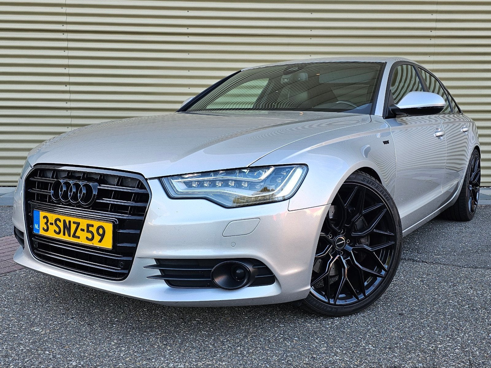 Audi A6 3.0 Tfsi 220KW Quattro S-tronic B&O en luchtvering, Auto's, Audi, Automaat, Zwart, Leder, Particulier