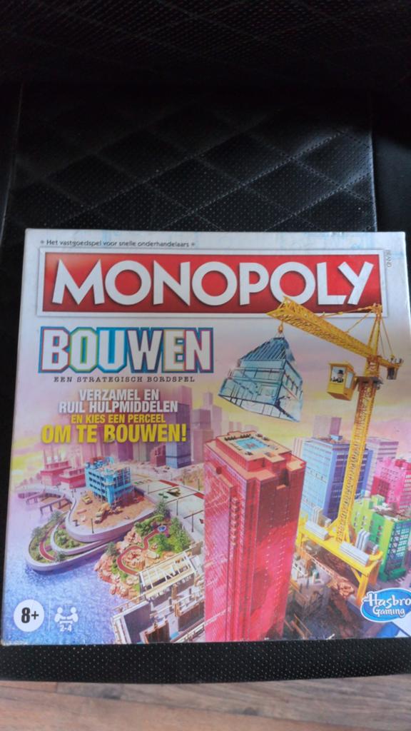 Monopoly Bouwen nooit gebruikt, Een of twee spelers, Ophalen of Verzenden, Zo goed als nieuw, Hasbro Gaming