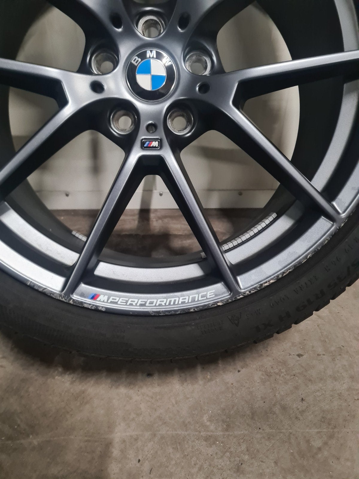 19' BMW 3 4 Serie Styling 898M MPerformance met winterbanden, Auto-onderdelen, Banden en Velgen, 19 inch, Banden en Velgen, Personenwagen