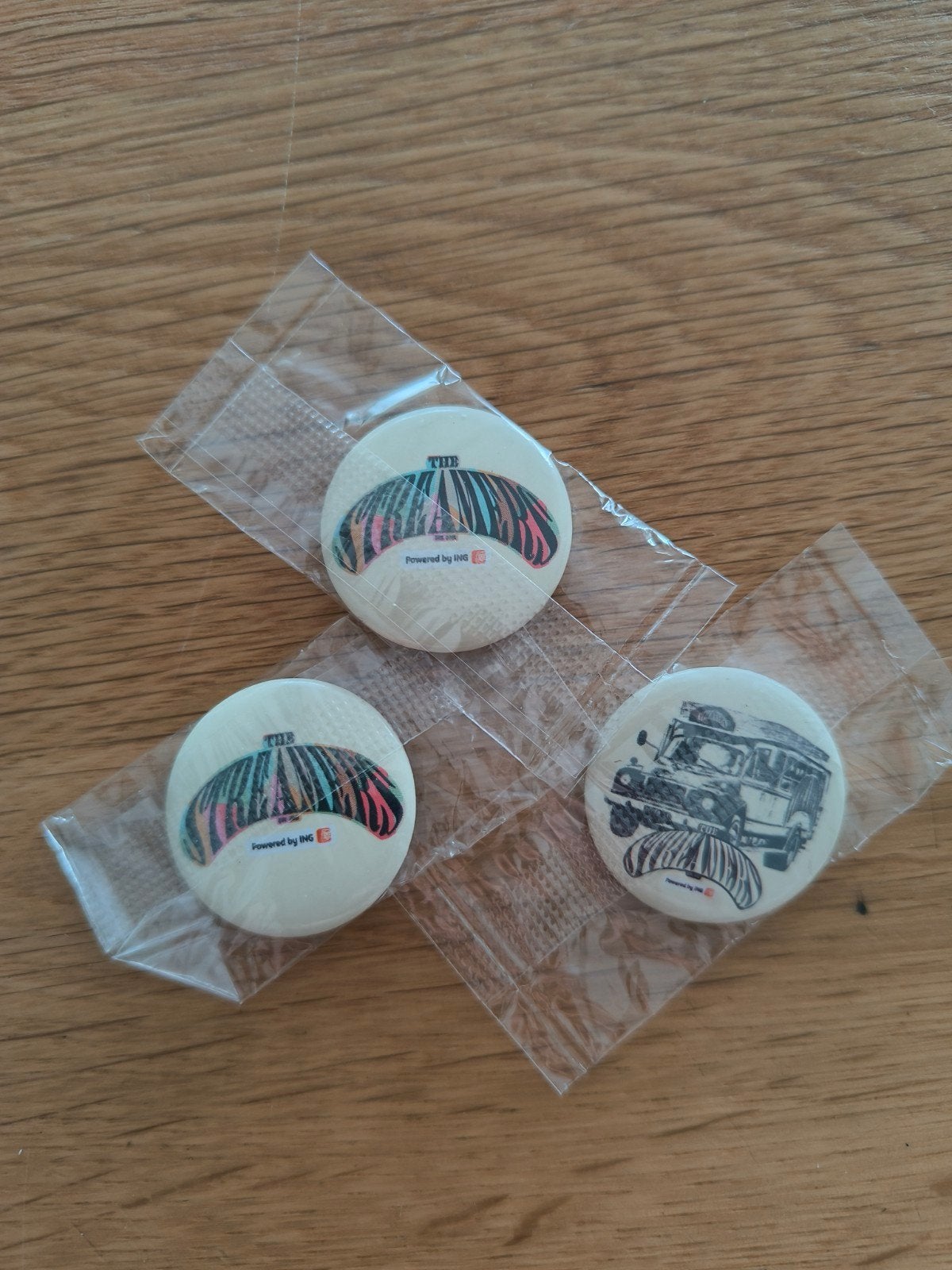 3 the streamers buttons, Ophalen of Verzenden, Nieuw, Overige onderwerpen, Button