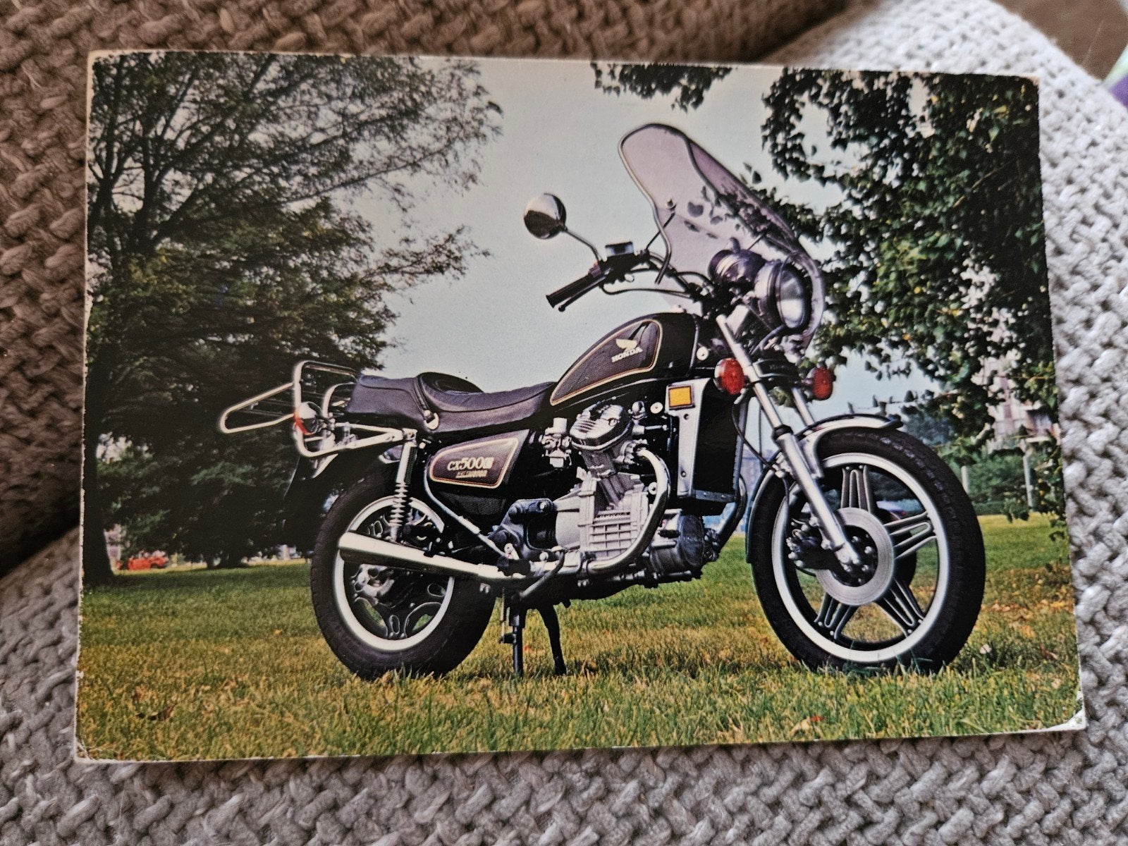 Honda CX 500 Motorfiets Ansichtkaart, Ophalen of Verzenden