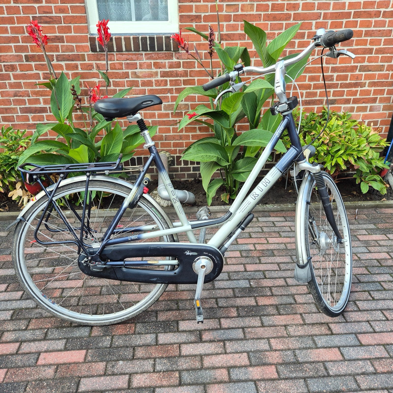 RIH fiets met 7 versnellingen en 58 cm frame, Gebruikt, Velgrem, Versnellingen, 56 cm of meer