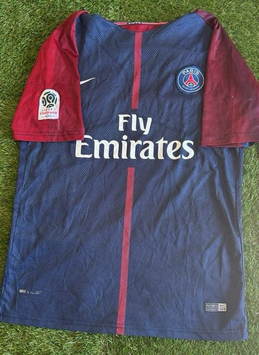 PSG Thuisshirt 2017/2018, Verzamelen, Sportartikelen en Voetbal, Ophalen of Verzenden, Zo goed als nieuw, Buitenlandse clubs, Shirt