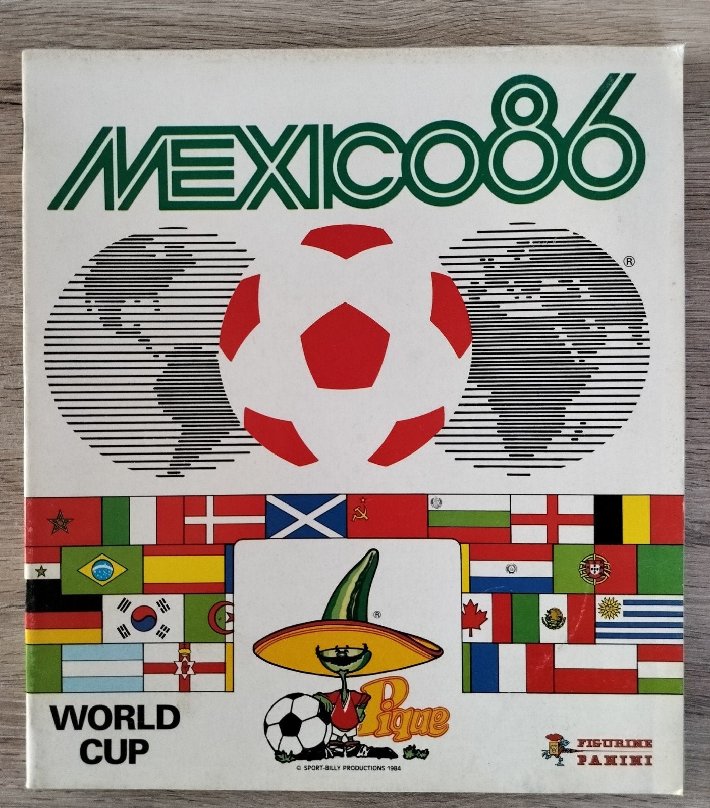 Panini WK Mexico 86 origineel leeg album mint, Ophalen of Verzenden, Nieuw, Sticker