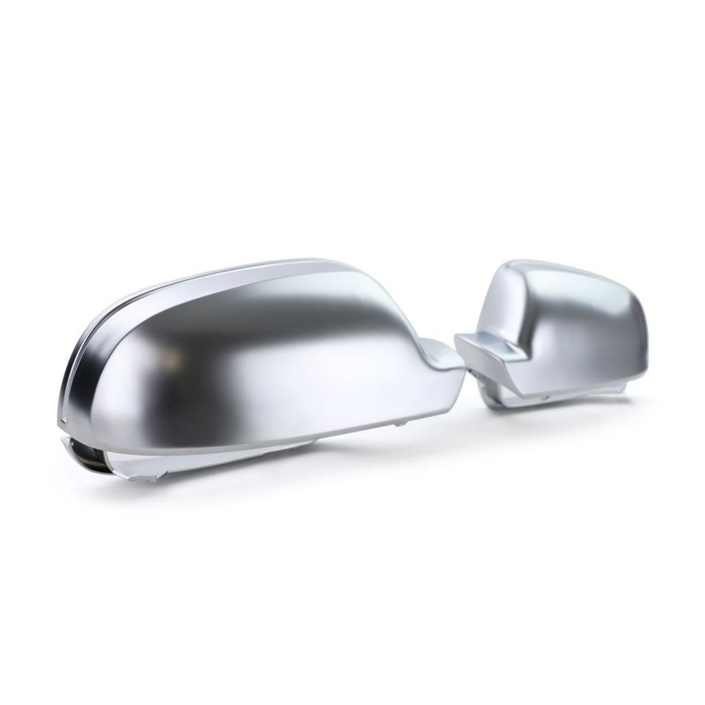 Spiegel Kap Kappen Zilver Rvs Mat Voor Audi A3 8P A4 8K A5 8, Verzenden, Automotive Parts, A.parts@hotmail.nl, Trasmolenlaan 12 3447 GZ Woerden