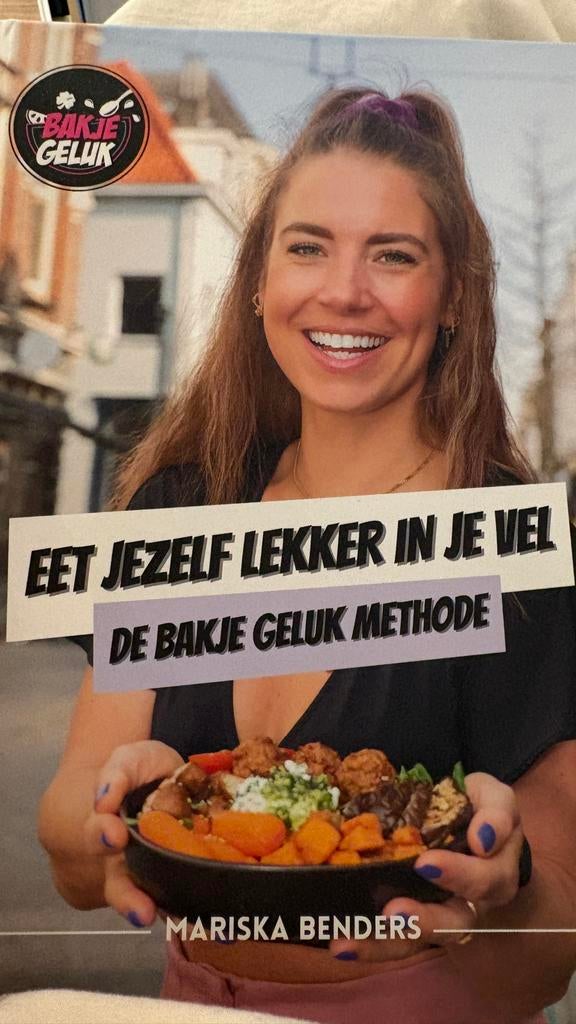 Eet Jezelf Lekker in Je Vel - De Bakje Geluk Methode, Boeken, Gezondheid, Dieet en Voeding, Ophalen of Verzenden, Zo goed als nieuw